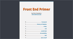 Desktop Screenshot of frontendprimer.com