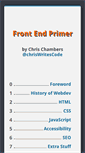Mobile Screenshot of frontendprimer.com